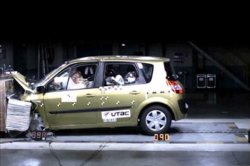 Краш тест Renault Scenic (2001)